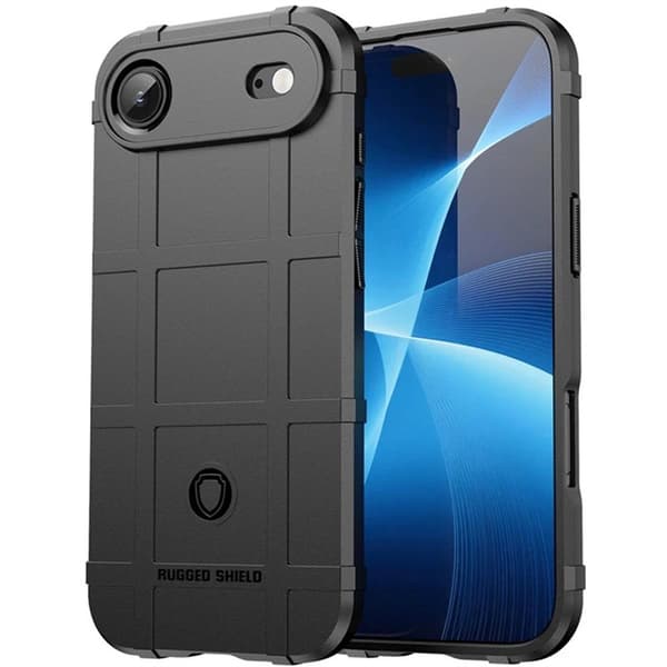 Rugged Shield kuori Apple iPhone Air - Musta