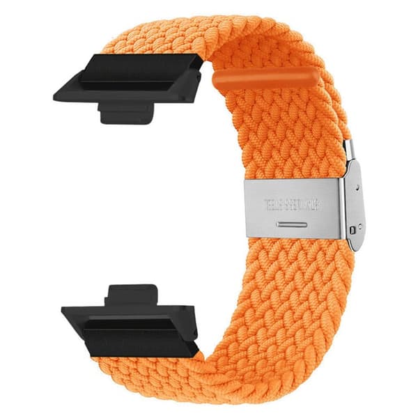 Flettet elastisk urrem til Huawei Watch Fit 5 Pro - Orange