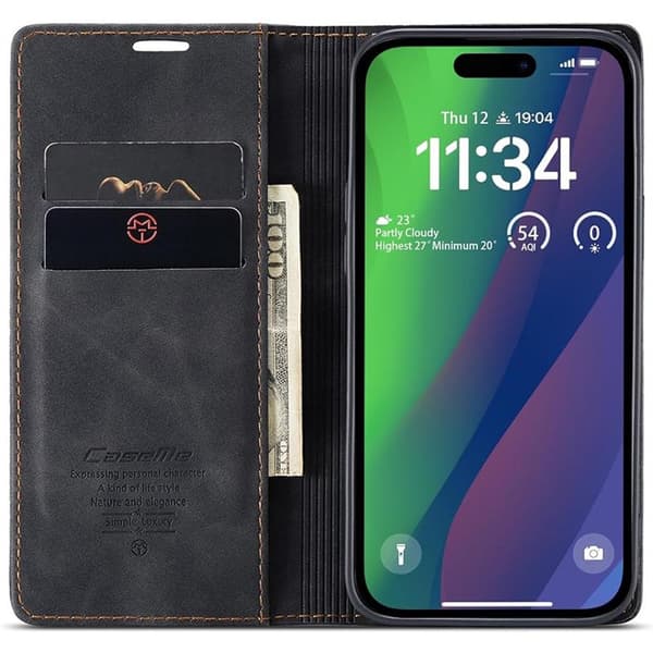 CaseMe mobildeksel 013 til Apple iPhone 17 Pro - Svart