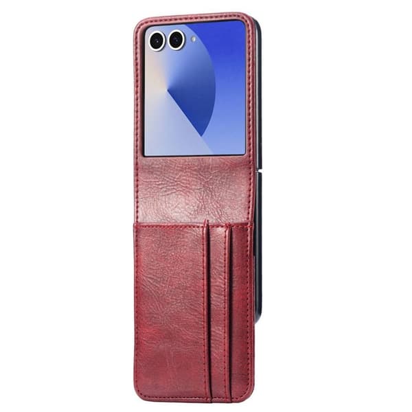 Multi WalletCase til Samsung Galaxy Z Flip 8 - Crimson red