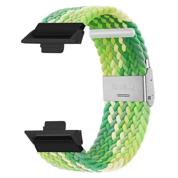Flettet elastisk urrem til Huawei Watch Fit 5 Pro - Gradient gre