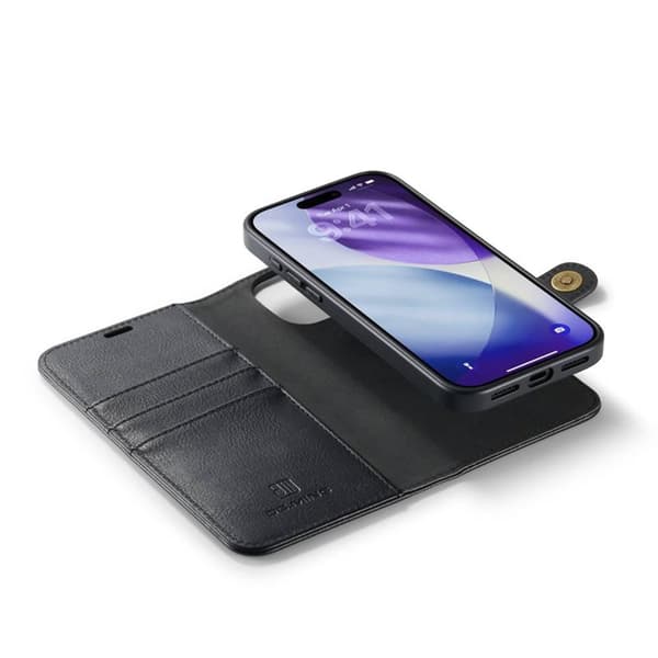 Lompakkokotelo DG-Ming 2i1 Apple iPhone 17 Pro - Musta