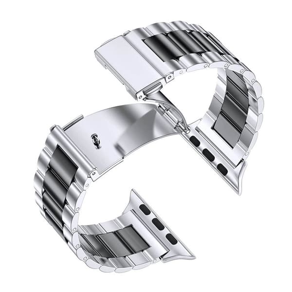 Urrem rustfrit stÃ¥l til Apple Watch Ultra 2 (49mm) - Silver/sor