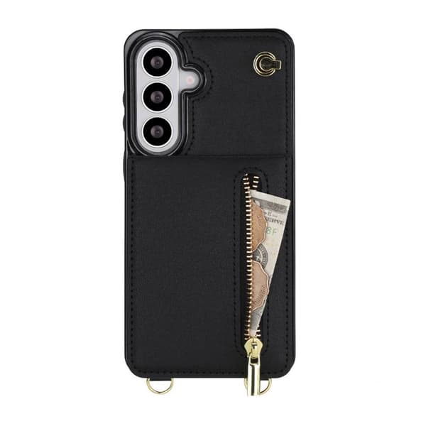 Zipper halskÃ¦de cover til Samsung Galaxy S26 Plus - Sort