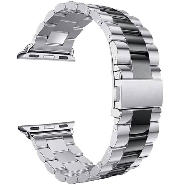 Urrem Rustfrit stÃ¥l til Apple Watch 5 (44mm) - SÃ¸lv / da
