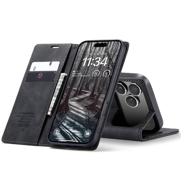 CaseMe mobildeksel 013 til Apple iPhone 17 Pro - Svart