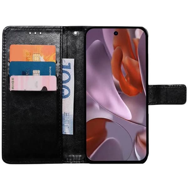 PlÃ¥nboksfodral 3-kort till Google Pixel 9a - Svart