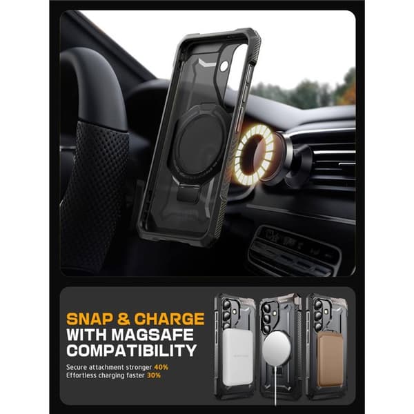 SUPCASE UB Grip deksel til Samsung Galaxy S25 FE - Black