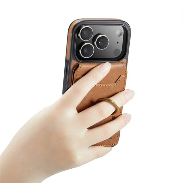 DG-Ming Magking K1 2i1 deksel til Apple iPhone 17 Pro Max - Brun