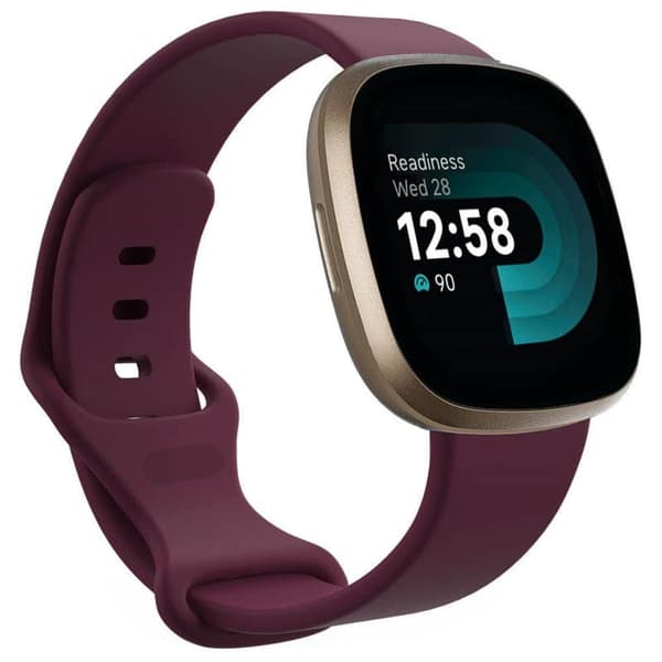 Sport urrem til Fitbit Versa 4 - Burgunder