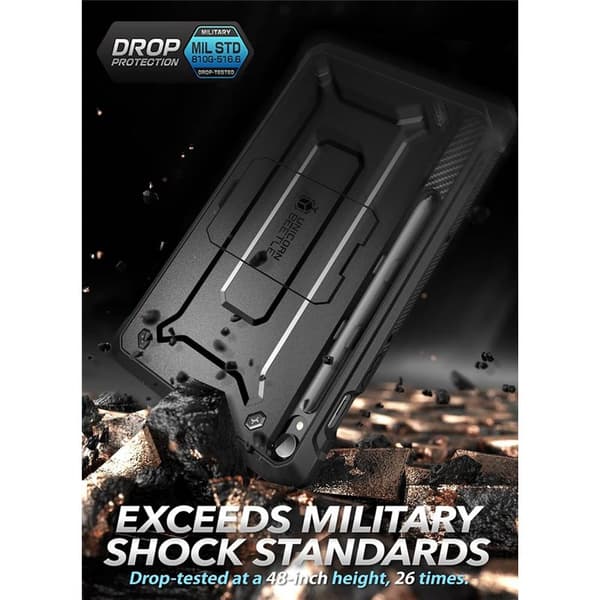 SUPCASE UB Pro tabletcover til Samsung Galaxy Tab S10 FE - Sort