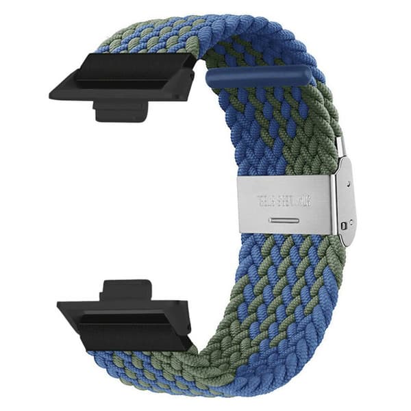 Flettet elastisk urrem til Huawei Watch Fit 5 Pro - BlÃ¥grÃ¸n