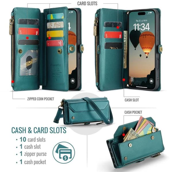 CaseMe mobildeksel C36 til Apple iPhone Air - Petrol
