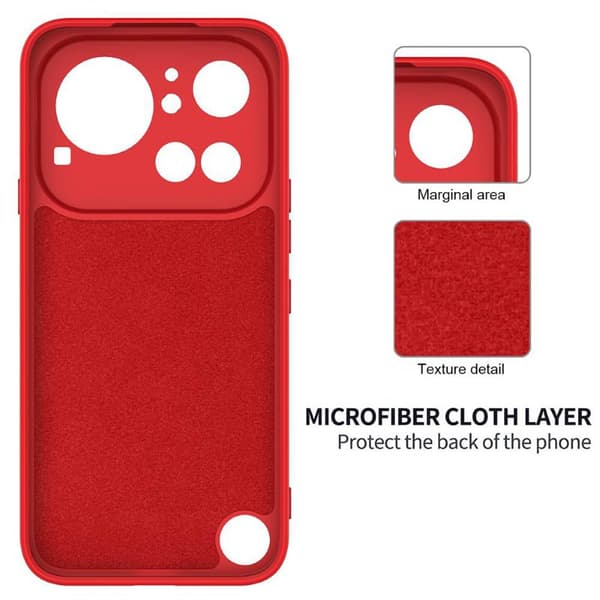 Liquid silikone cover til Nothing Phone 4a Pro - RÃ¸d