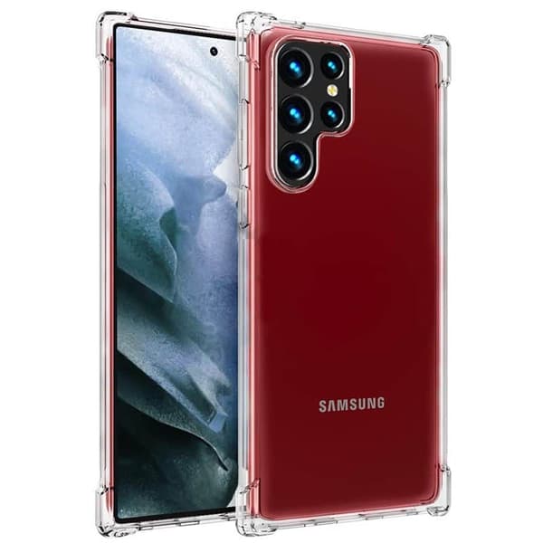 Støtsikkert silikon deksel til Samsung Galaxy S22 Ultra