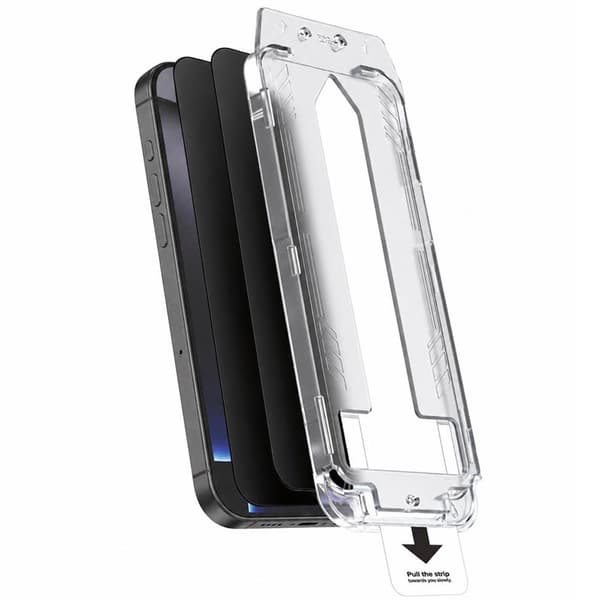 2 kpl Privacy 6D lasinen nÃ¤ytÃ¶nsuoja Easy Fit Apple iPhone 15