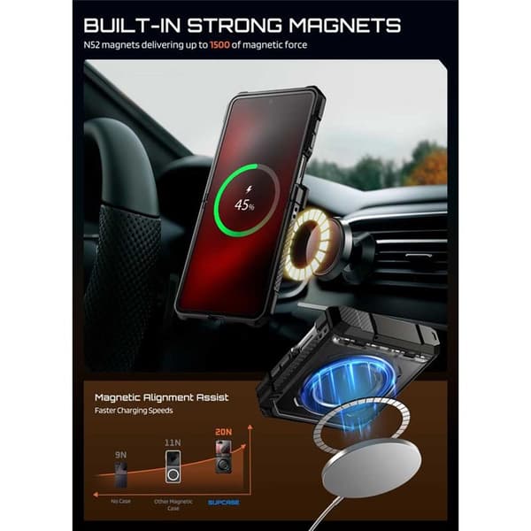SUPCASE UB Grip cover til Samsung Galaxy Z Flip 8 - Sort