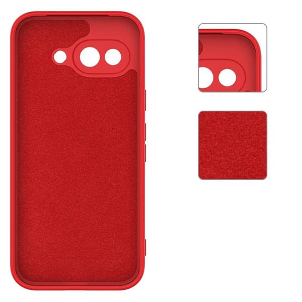 Liquid silikon skal till Google Pixel 10a - China Red