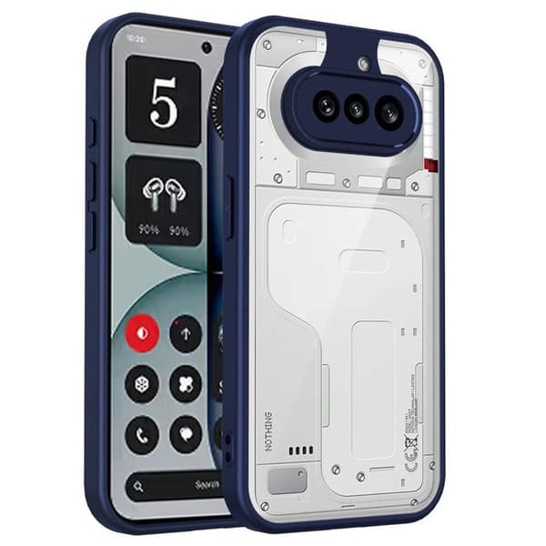 TPU+Acrylic deksel til Nothing Phone 4a - Royal Blue