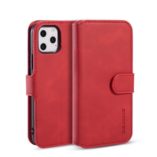 DG-Ming Lommebokdeksel 3-kort til Apple iPhone 12 Pro Max - Red