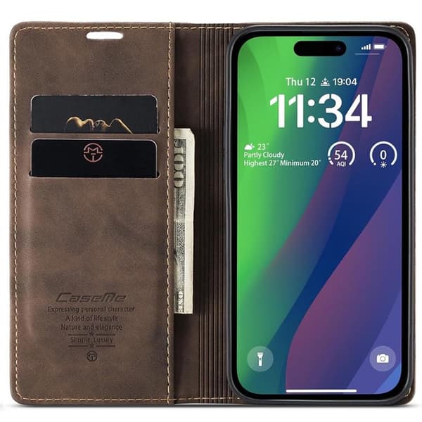 CaseMe mobilcover 013 til Apple iPhone 17 Pro Max - Coffee