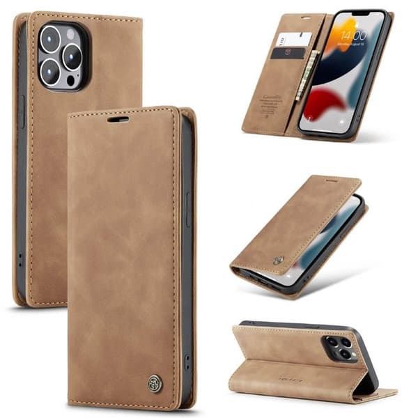 CaseMe mobildeksel 013 til Apple iPhone 13 Pro - Brun