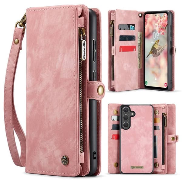 CaseMe mobildeksel 008 8-kort til Samsung Galaxy S26 Plus - Rosa