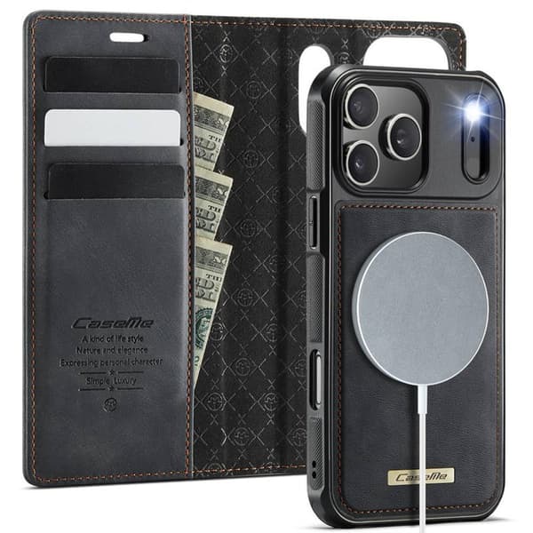 CaseMe mobildeksel C49 2i1 til Apple iPhone 17 Pro Max â Onyx