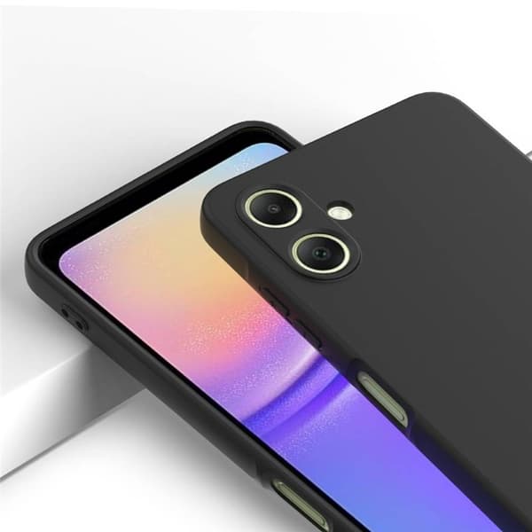 Liquid silikone cover til Samsung Galaxy A07 4G - Sort