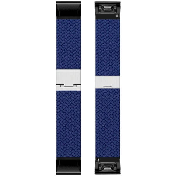 Flettet Urrem til Garmin Instinct 3 (45mm) - Blue