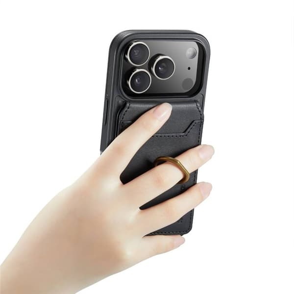 DG-Ming Magking K1 2i1 cover til Apple iPhone 17 Pro - Sort