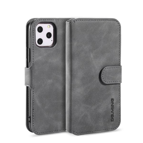 DG-Ming Lommebokdeksel 3-kort til Apple iPhone 12 Pro - Grey