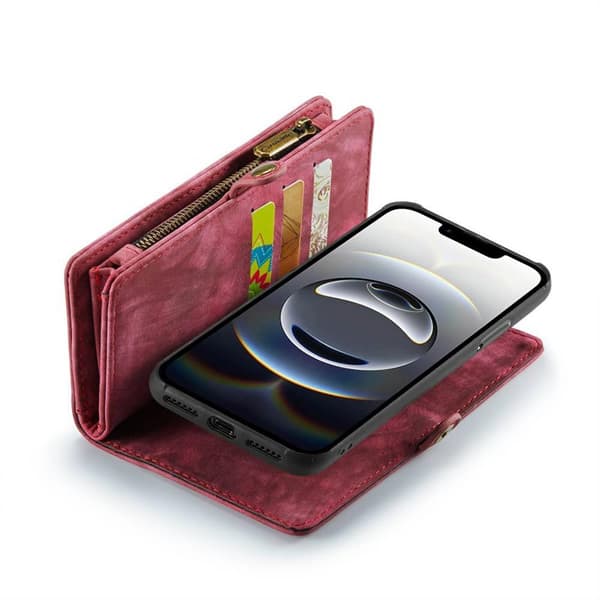 CaseMe mobildeksel 008 8-kort til Apple iPhone 17e - RÃ¸d
