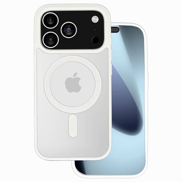 Acrylic MagSafe cover til Apple iPhone 17 Pro Max - White