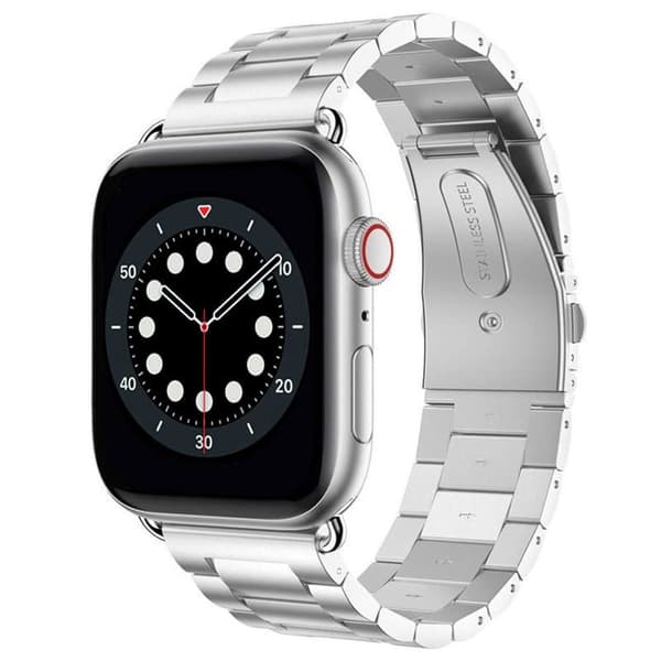 Urrem Rustfrit stÃ¥l til Apple Watch 6 (44mm) - SÃ¸lv
