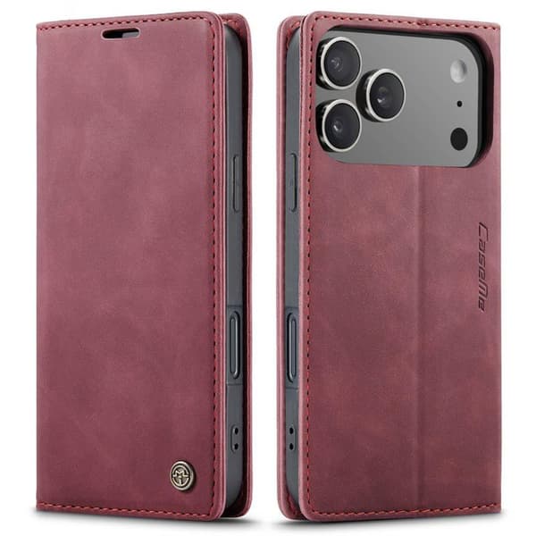 CaseMe mobildeksel 013 til Apple iPhone 17 Pro Max - Burgunder