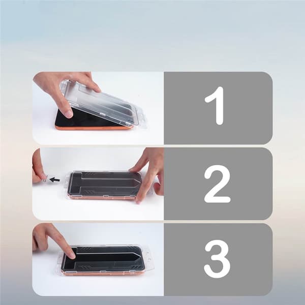 6D lasinen nÃ¤ytÃ¶nsuoja Easy Fit Apple iPhone 16 Pro