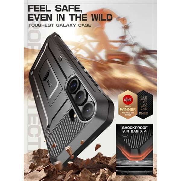 SUPCASE UB Pro cover til Samsung Galaxy S25 FE - Sort