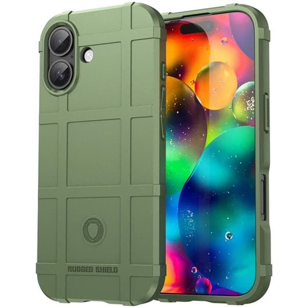 Rugged Shield deksel til Apple iPhone 17 - Army