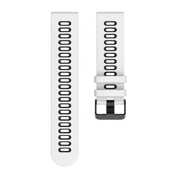 Twin Urrem til Honor Watch 4 Pro - Hvid/sort