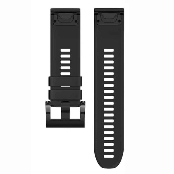 Urheilu kellon ranneke easyfit Garmin Enduro 2 - Musta