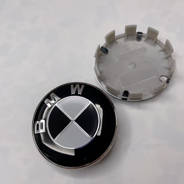 4-Pack BMW Centrumkåpor / Hjulnav Emblem