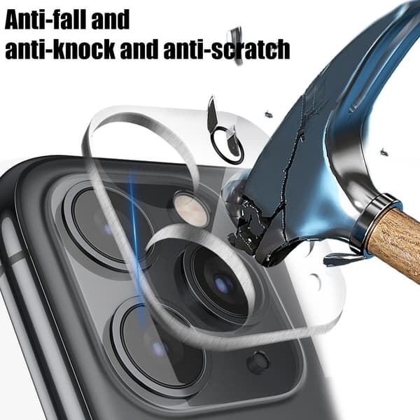 2-Pack objektivbeskyttelse for iPhone 16 Pro Max Kamera i herdet glass