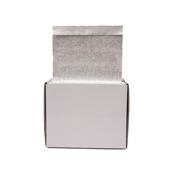 12 rullar - Hårfolie 100m - Emblosing / Embossed silver