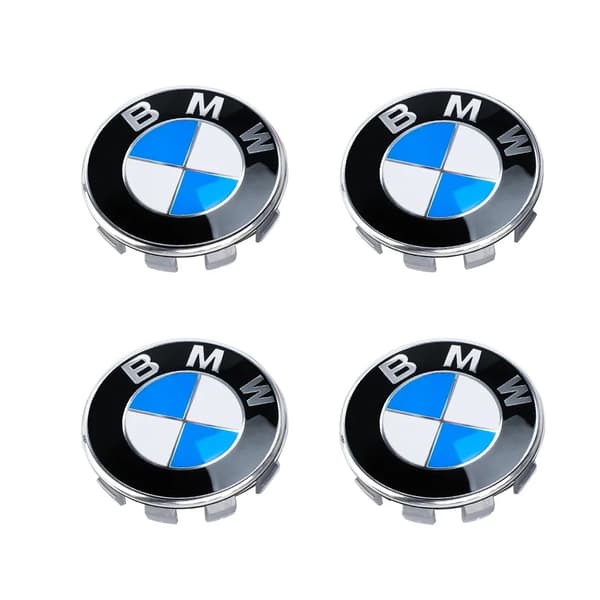 4-pak BMW Centerkapsler / Hjulkapsel Emblem