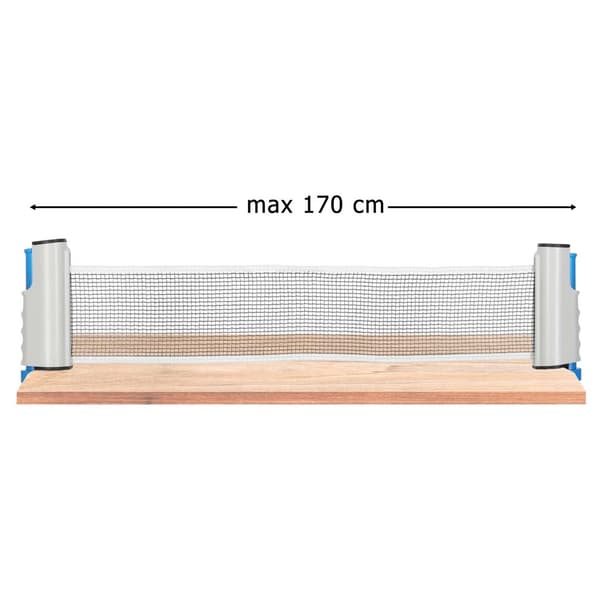 Bordtennis Set – Pingisnät, 2 Racketar & 3 Bollar