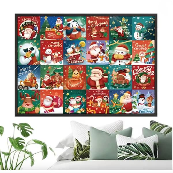 Adventskalender - Pussel 1008 Bitar - Julkalender 2026