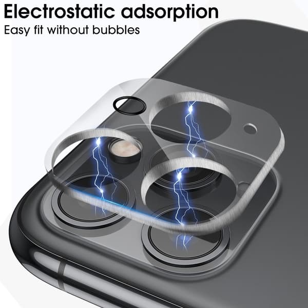 2-Pack objektivbeskyttelse for iPhone 16 Pro Max Kamera i herdet glass