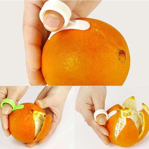 2 appelsinskreller - Fruktskreller - Sitrusfrukter - Skrell