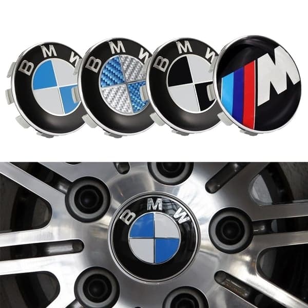 4-pak BMW Centerkapsler / Hjulkapsel Emblem